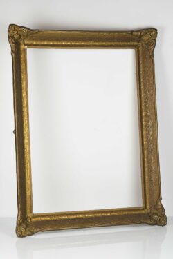 Postarzana złota rama