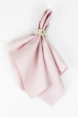 Bladoróżowa serweta