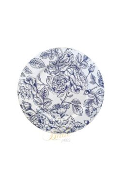Podtalerze w niebieskie kwiaty